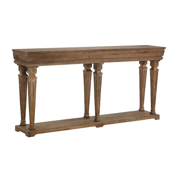 Powell Company Granger 72 in. Distressed Pine Standard Rectangle Wood Console Table