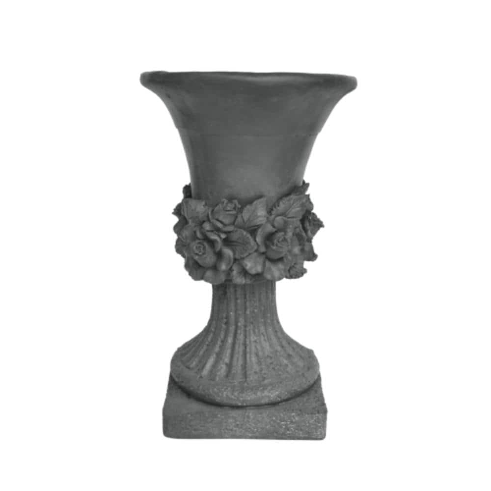 Terra 19.5 in. Outdoor Lightweight Concrete Garden Urn Planter Gray price history on PriceWatchPro