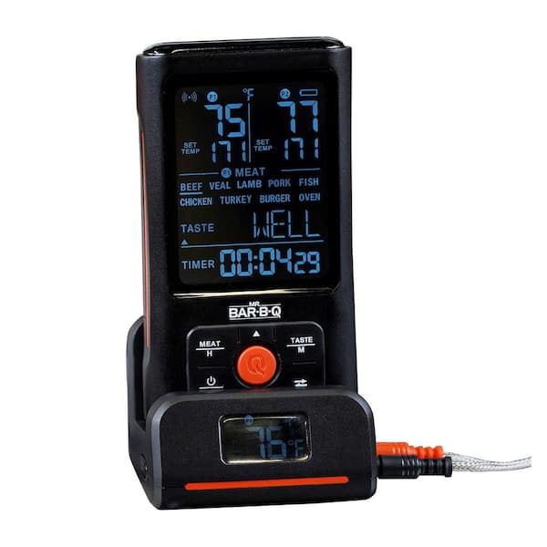 Wireless Digital Meat Thermometer with Dual Probe Monitors Home