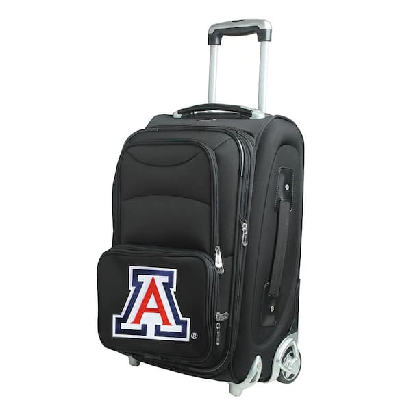 Denco NCAA Arizona 21 in. Black Carry-On Rolling Softside Suitcase