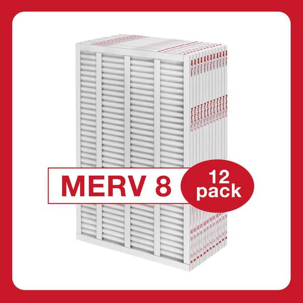 20 in. x 30 in. x 1 in. Perfect Pleat MERV 8 Self-Supporting Pleated Air Filter (Case of 12)