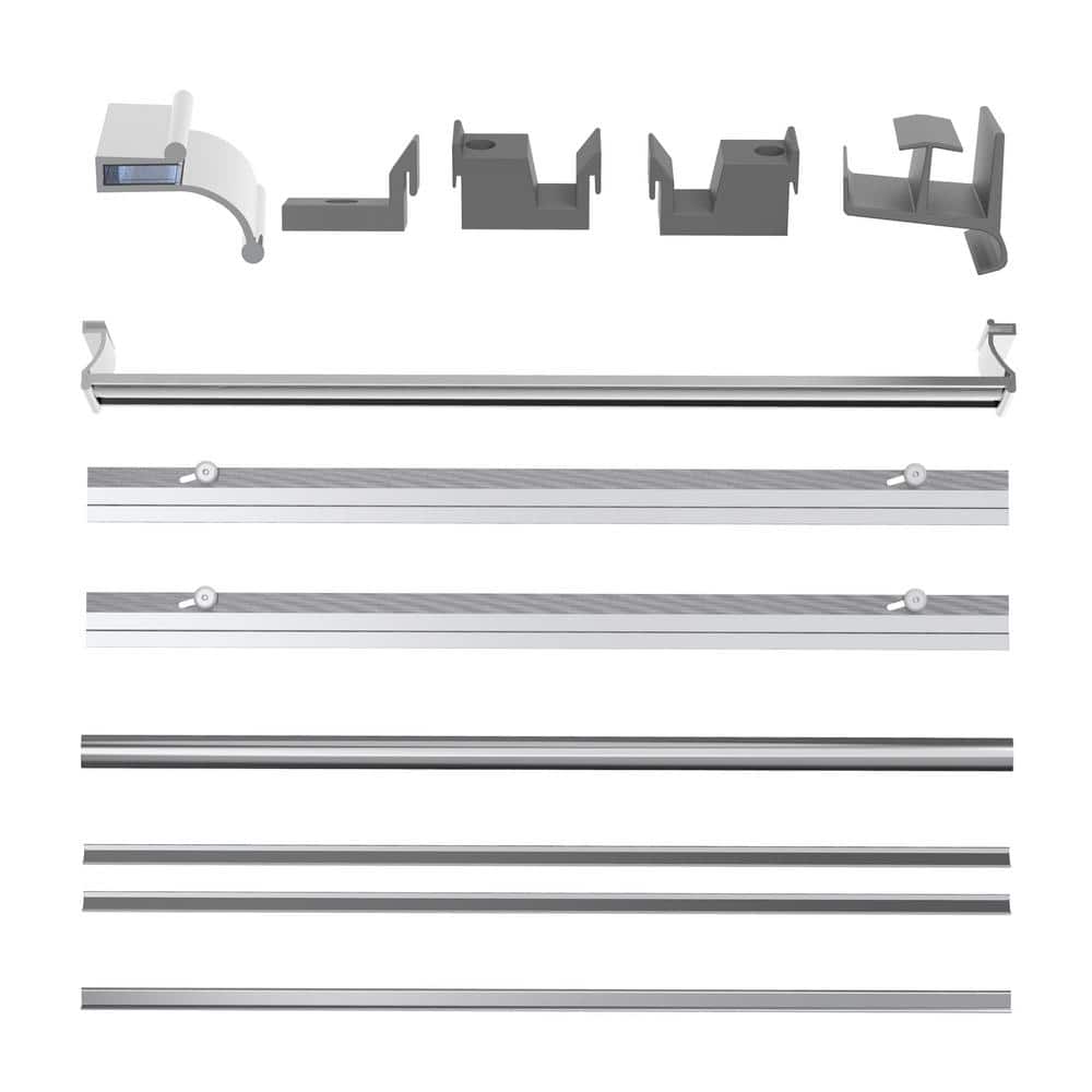 Alliance Pro 60 in. Chrome Semi-Frameless Sliding Shower Door