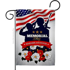 13 in. x 18.5 in. Remembrance of Fallen Patriotic Double-Sided Garden Flag Patriotic Decorative Vertical Flags