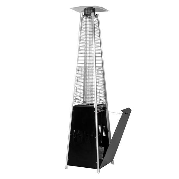 Buy 48,000 BTU Quartz Glass Tube HeatFocusing Black Propane Gas Patio