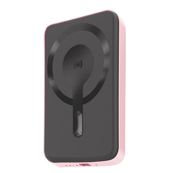 CHARGEWORX Power Bank-5000mah Magsafe-Slim Metal, Pink