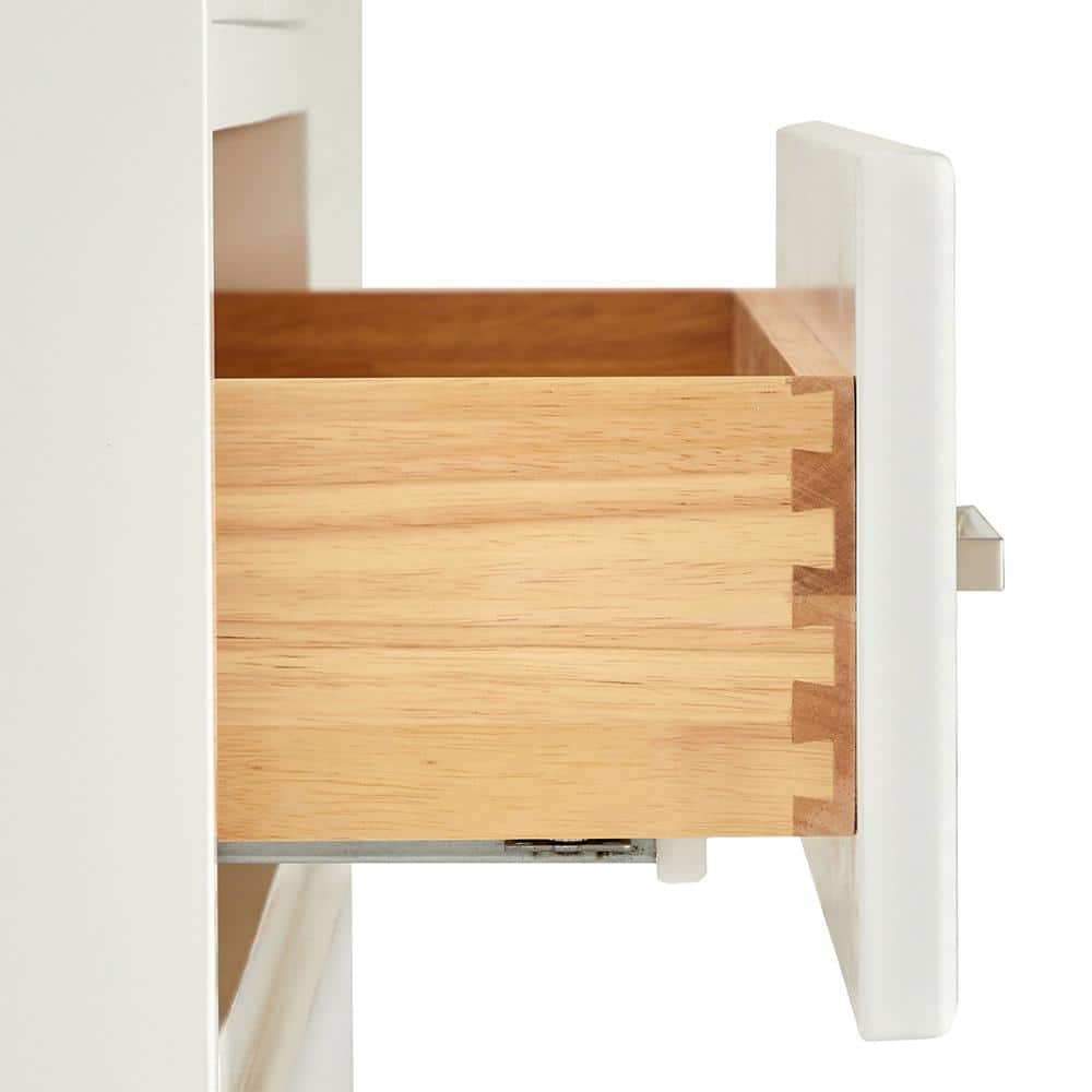 Stafford White Solid Wood Single Sink Freestanding Vanity with Quartz Top