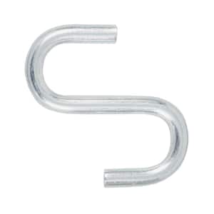 Hillman 30 lb. 5/16 in. x 3 in. Stainless-Steel Double S-Hooks (4-Pack)  881857 - The Home Depot