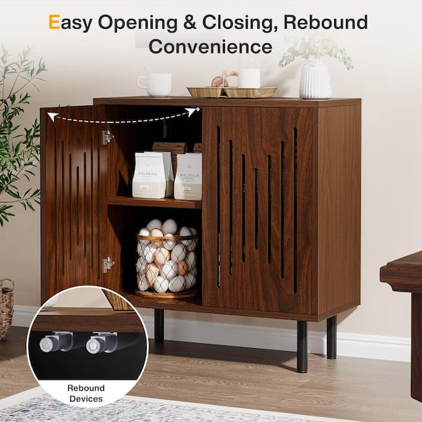 TRIBESIGNS WAY TO ORIGIN Alan Brown Wood 59.06 in. Sideboard