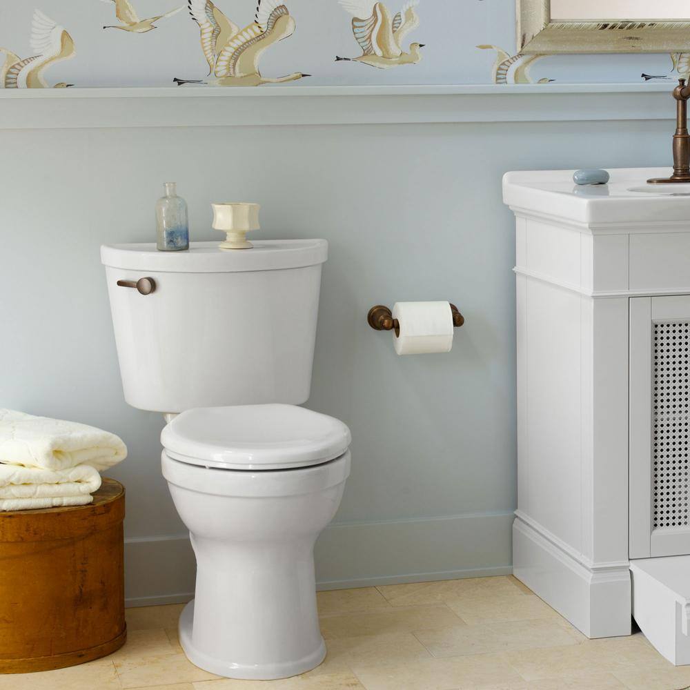 Champion Pro White Elongated High Efficiency Two-Piece Toilet