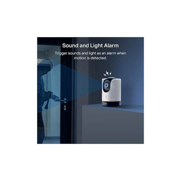 TP-LINK Tapo 2K QHD Wi-Fi Pan/Tilt Plug-In Home Security