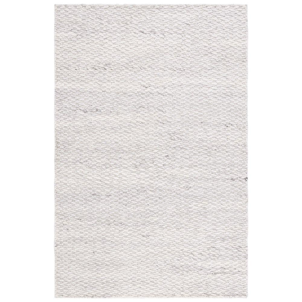 Natura 5 ft. x 8 ft. Silver Zig-Zag Solid Distressed Area Rug price history on PriceWatchPro