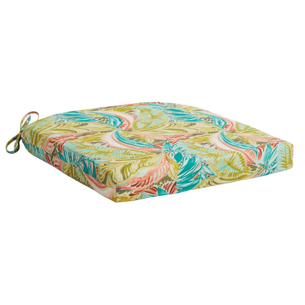 20 in. W x 20 in. D Universal Outdoor Seat Pad in Palm Leaves price history on PriceWatchPro