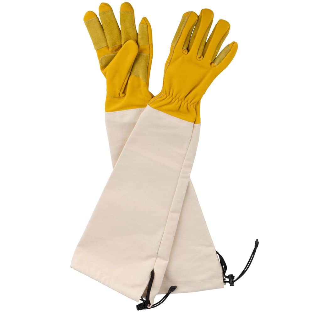 Pure Garden Long Gardening Gloves, Small GW03P03-27 - The Home Depot
