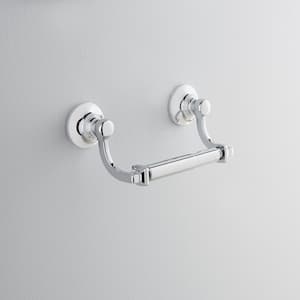 Bancroft Wall-Mount Double Post Toilet Paper Holder in Polished Chrome