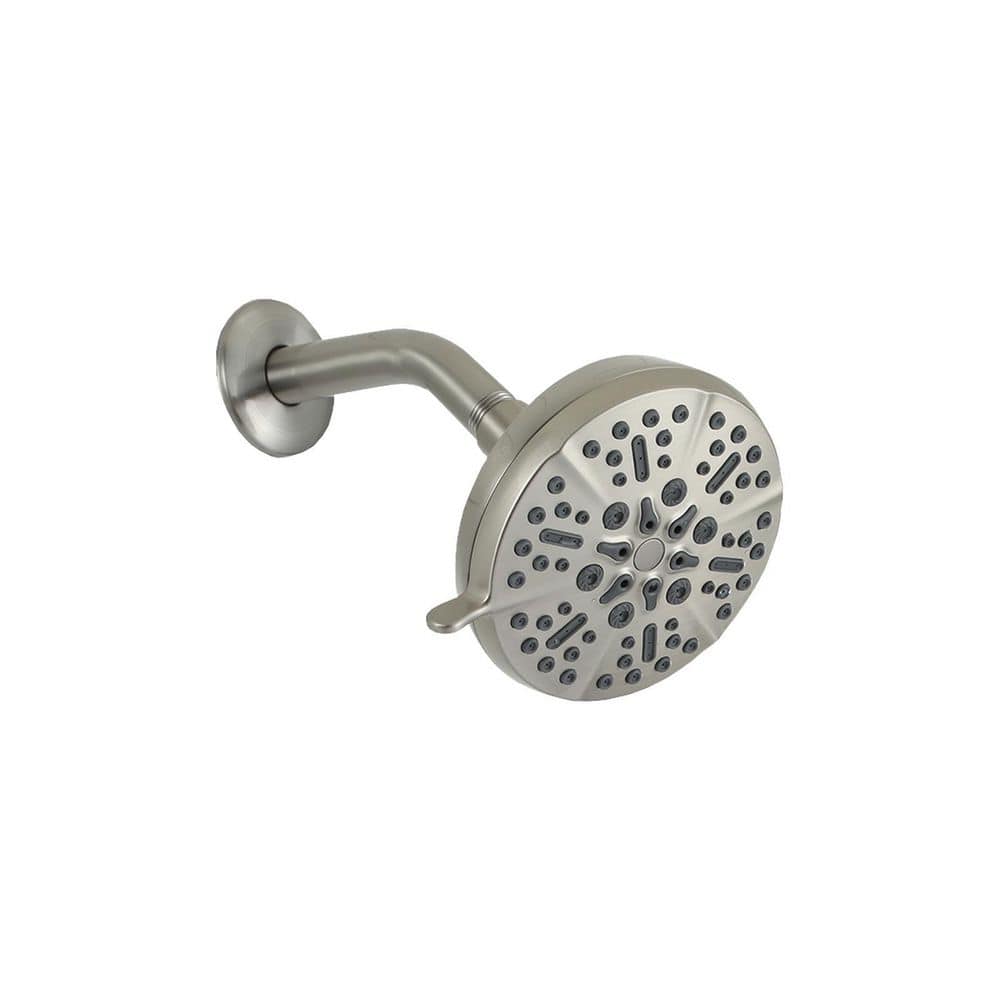 Flynama 5Spray Patterns with 2.5 GPM 5 in. Wall Mounted Fixed Shower