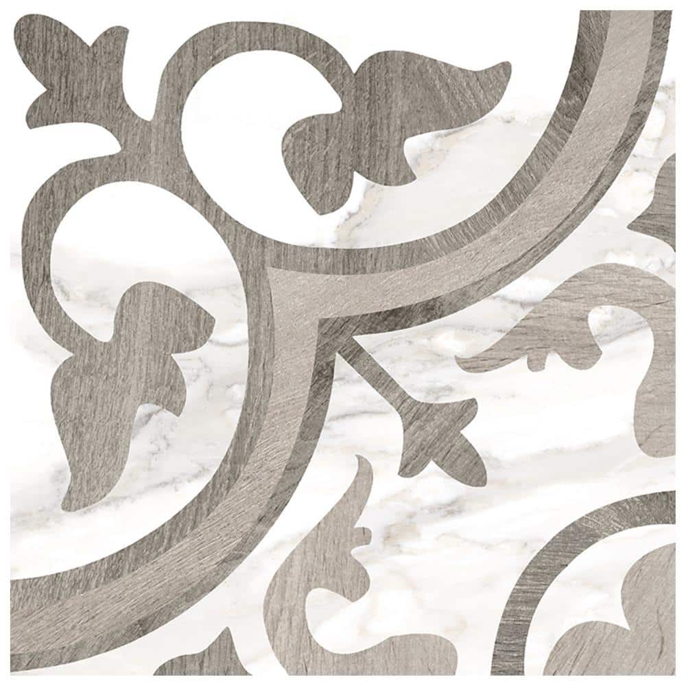 Ella Hill Amberes Grey-Bone 13 in. x 13 in. Ceramic Floor and Wall Take Home Tile Sample price history on PriceWatchPro