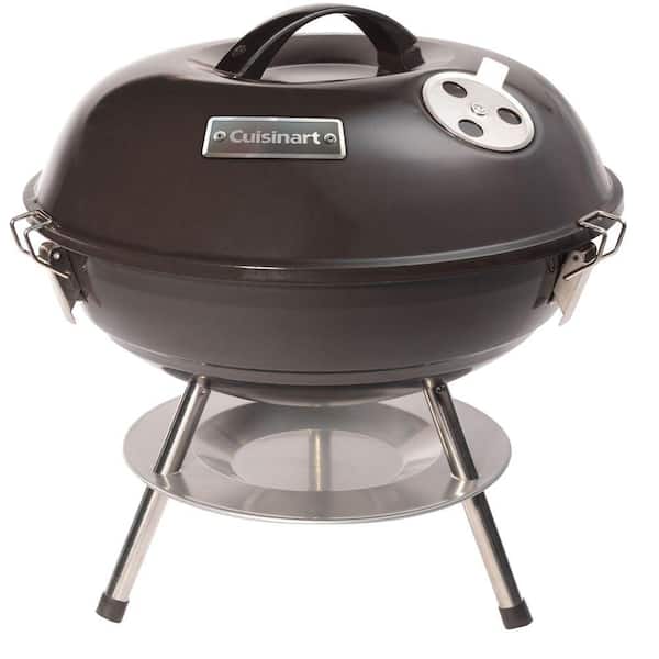 CUISINART OUTDOORS 14 in. Portable Charcoal Grill in Black