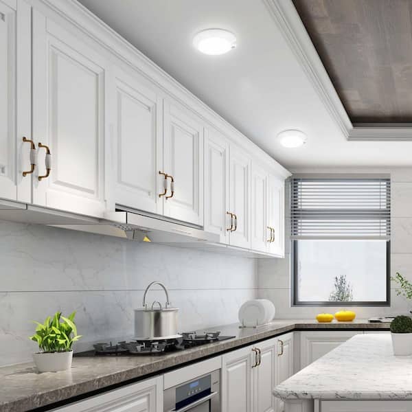 5.8 in. 5000K Dimmable LED Motion Sensor Flush Mount Ceiling Light Fixture
