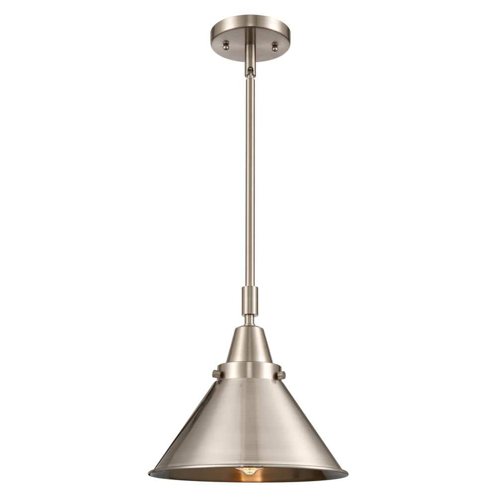 Briarcliff 10" Satin Nickel Mini Pendant Light