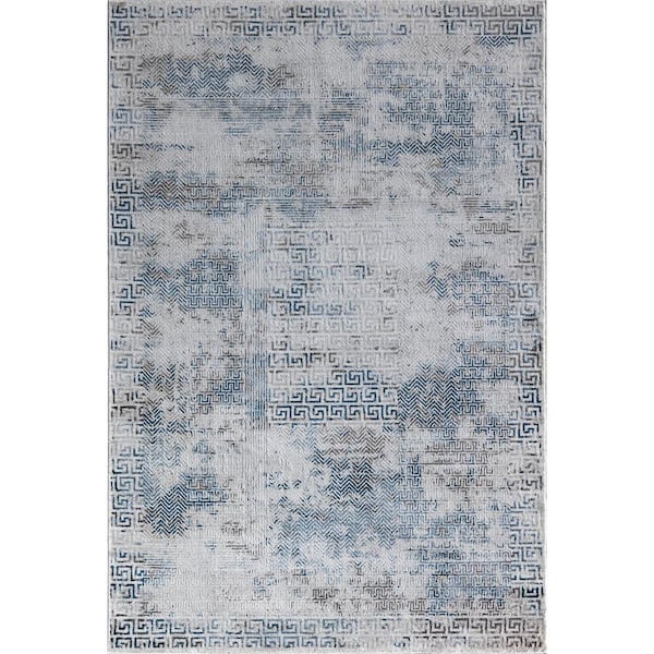 Rugs America Samina Mediterranean Breeze Blue 2 ft. x 4 ft. Area Rug