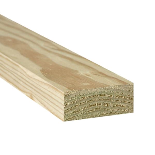 WeatherShield 2 in. x 4 in. x 8 ft. #2 Prime Ground Contact Pressure-Treated Lumber