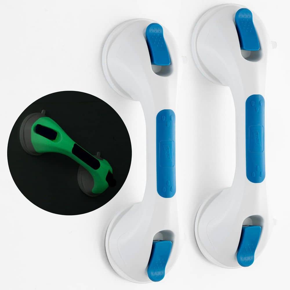 12.2 in.L x 3.7 in.D Glow in the Dark Handle, Enlarged Suction Cup, Anti-Sl