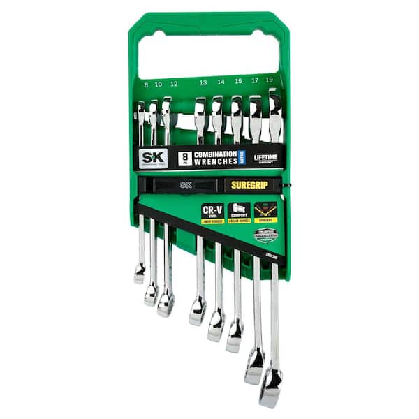 12PC METRIC FULLY POLISHED COMBINATION SPANNER WRENCH SET IN CASE 6 - Foto 9