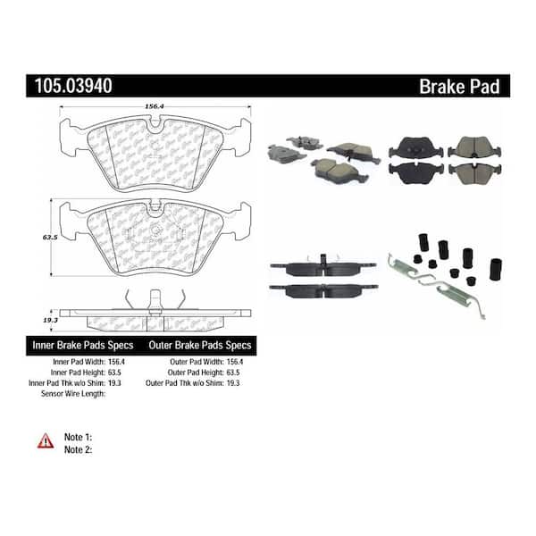 Centric Parts Disc Brake Pad Set