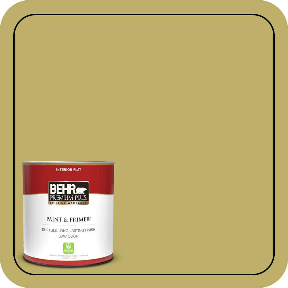 1 qt. #MQ4-42 Pistachio Flat Low Odor Interior Paint & Primer price history on PriceWatchPro