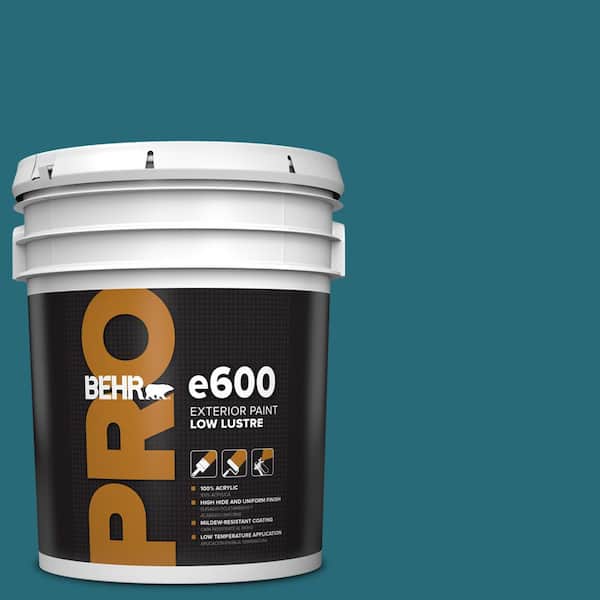 BEHR PRO 5 gal. #M470-7 Blue Stream Low Luster Exterior Paint