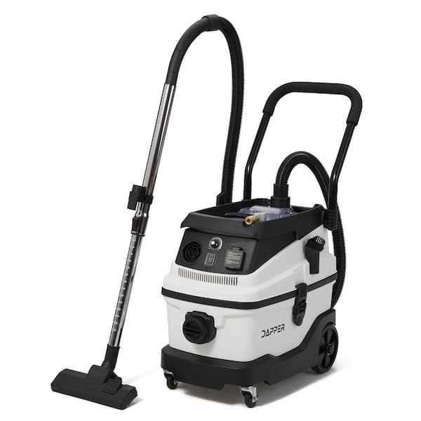 8-Gal. 6-Peak HP Corded Wet/Dry Dust Extractor Vacuum with Semi Auto HEPA Filter, Tool Auto-Start and Air Tool Connector
