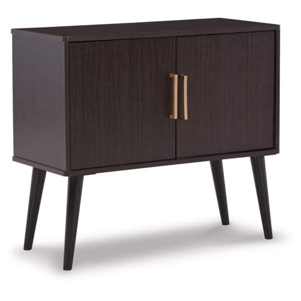 Signature Design By Ashley Orinfield Brown 28 in. Accent Cabinet with 1 Shelf