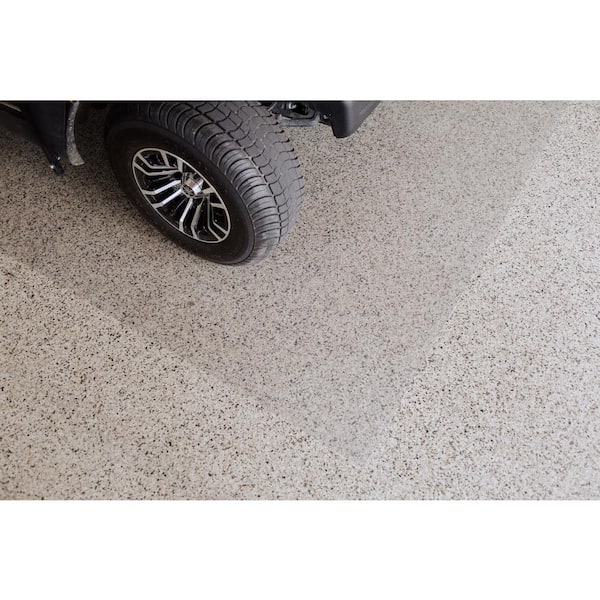 G-Floor 5 ft. x 10 ft. Ribbed Garage Floor Mat in Clear