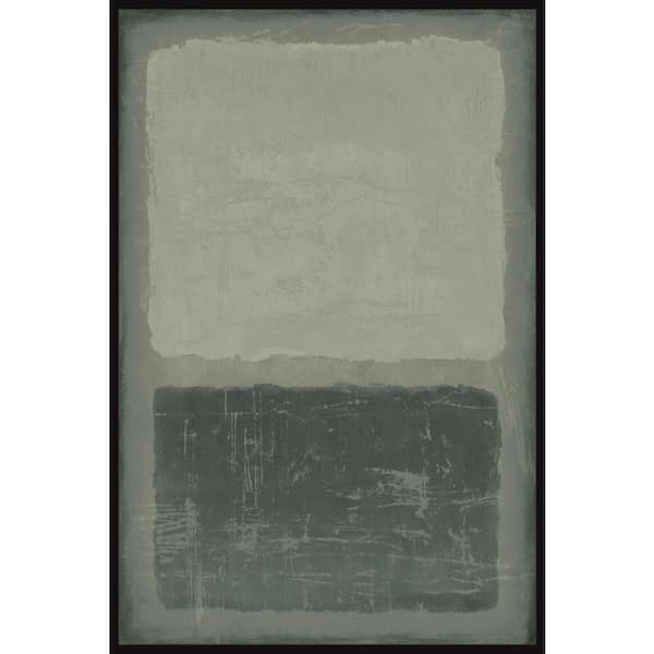 Unbranded "Racial Tension" by Marmont Hill Floater Framed Canvas Abstract Art Print 24 in. x 16 in.