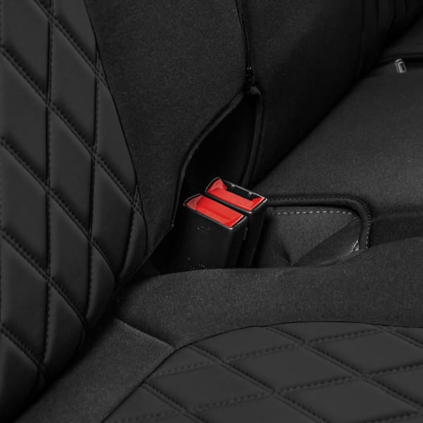 FH Group Neoprene Custom Fit Seat Covers for 2019-2023 GMC Sierra 1500 2500HD 3500HD SLT AT4 Denali, Black