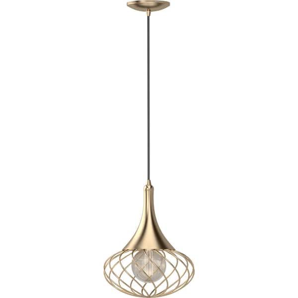 Volume Lighting 10 Wide Full Size Pendant Antique Gold