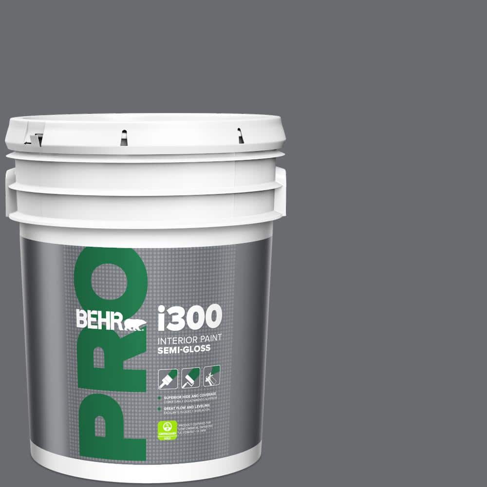 5 gal. #HDC-CL-04G Liberty Bell Gray Semi-Gloss Interior Paint price history on PriceWatchPro