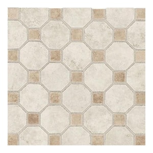 Salerno Grigio Perla 12 in. x 12 in. x 6 mm Ceramic Octagon Mosaic Floor and Wall Tile (10 sq. ft. / case)