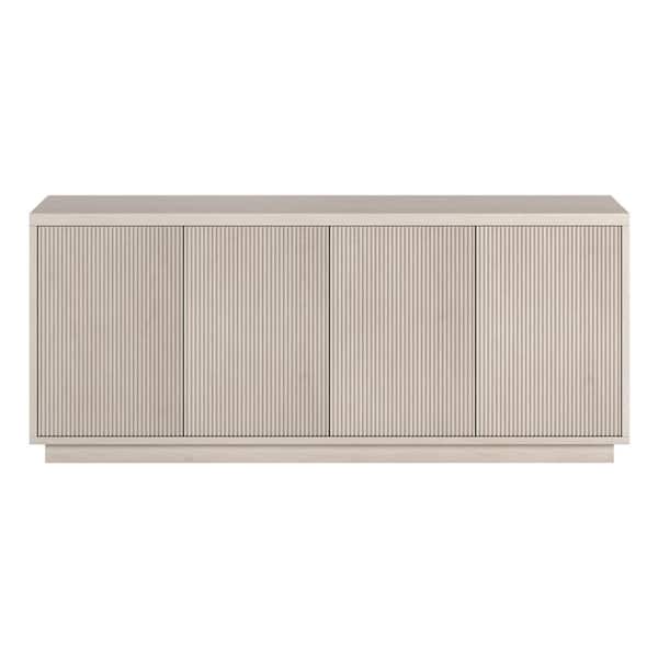 Meyer&Cross Hanson 57.13 in. Alder White TV Stand Fits TV's up to 65 in.