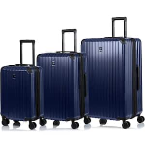 Element 28 in. 24 in. 20 in. Navy Hardside Luggage Set with Spinner Wheels (3-Piece)