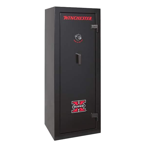 Winchester Safes Ammo Safe 13.8 cu. ft. 45-Minute Fire Rated Mechanical Lock, Black