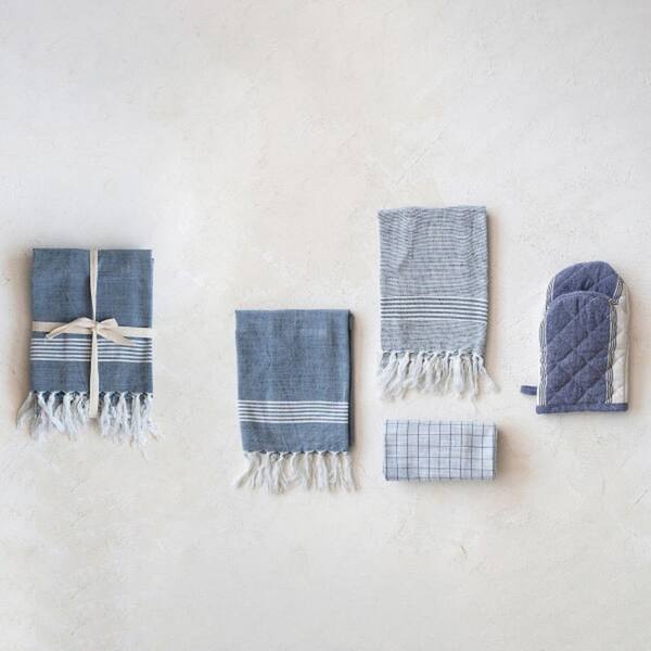 Fringe Kitchen Towels, Linen Hand Towel, Tea Towels Modern House