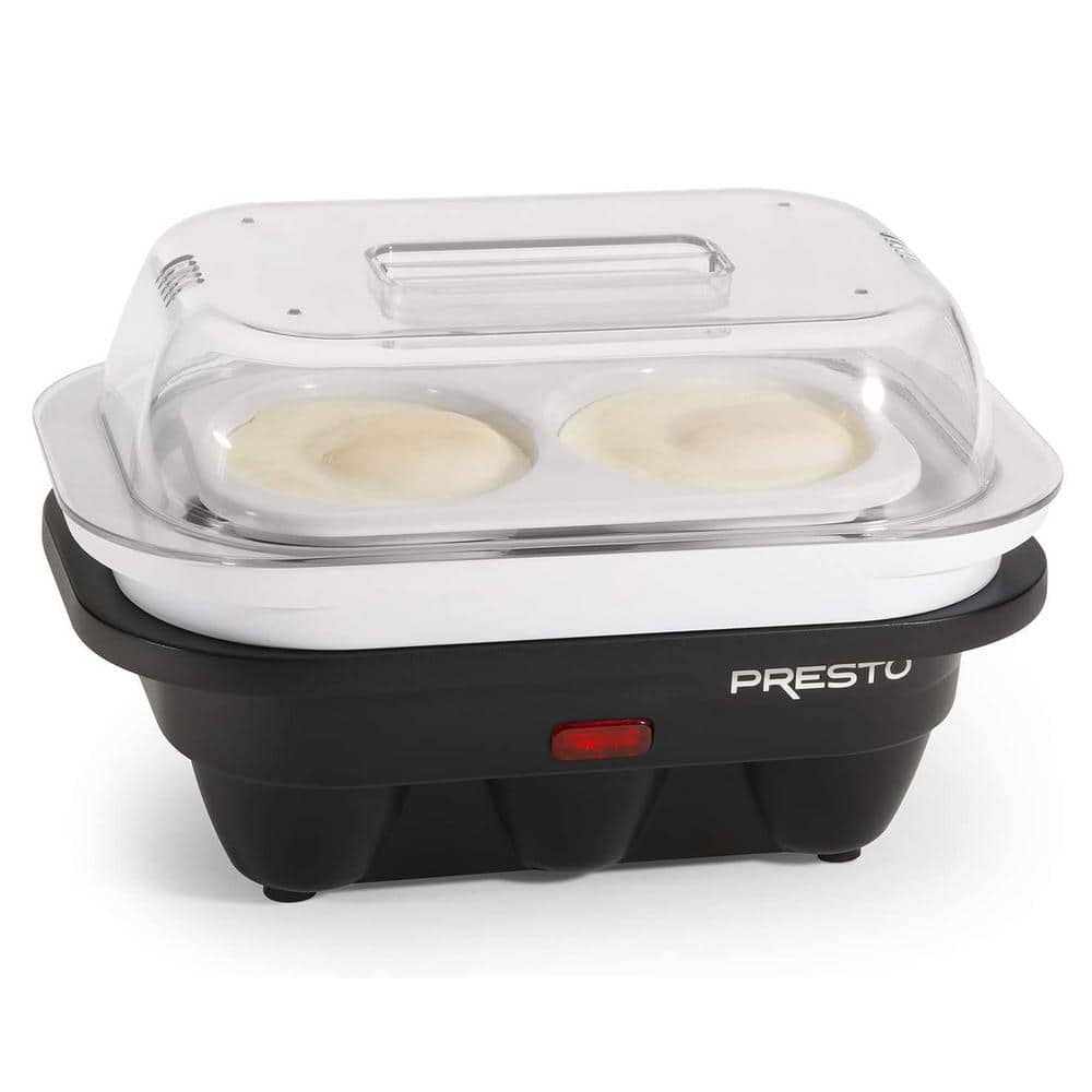 Presto Black and White Electric 6-Egg Cooker