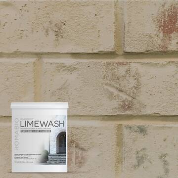 1 qt. Toscana Beige Limewash Interior/Exterior Paint