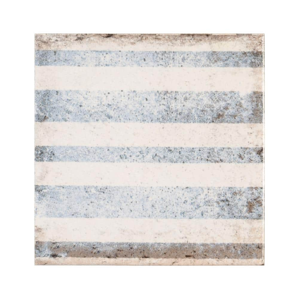 Jeffrey Court Typhoon Blue 3 in. x 18 in. Subway Gloss Porcelain Wall and Floor Tile (10.76 Sq. ft./Case)