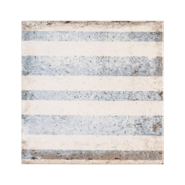 Jeffrey Court Headwind Blue 4.25 in. x 4.25 in. Square Gloss Porcelain Wall and Floor Tile (5 sq. ft./Case)