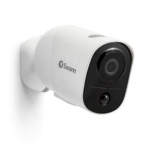 Xtreem Wireless Battery Powered WiFi Outdoor White Surveillance Home Security Camera 1-Pack