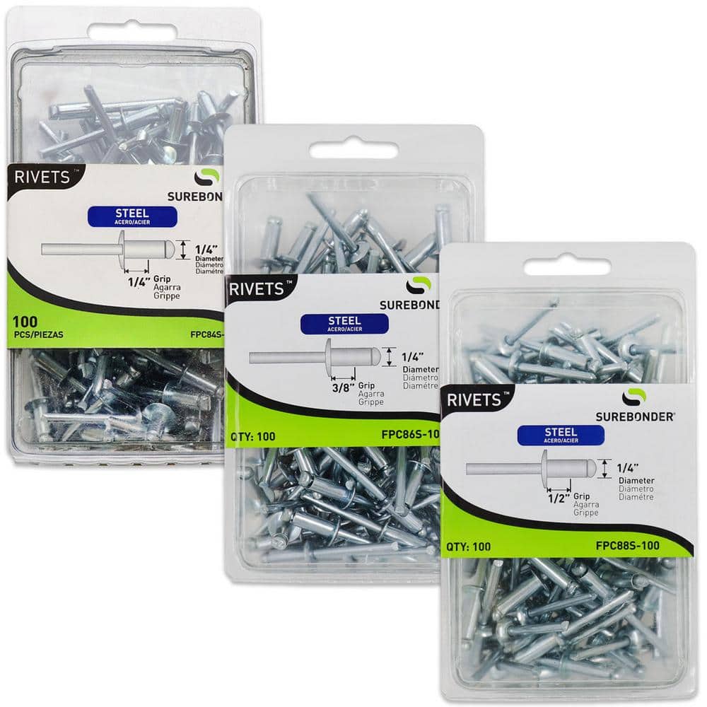 Two Piece Rivets - 10 Pack
