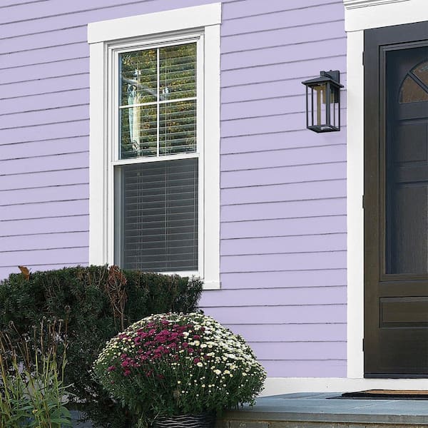 Glidden Essentials 5 gal. Purple Dragon PPG1247-4 Flat Exterior