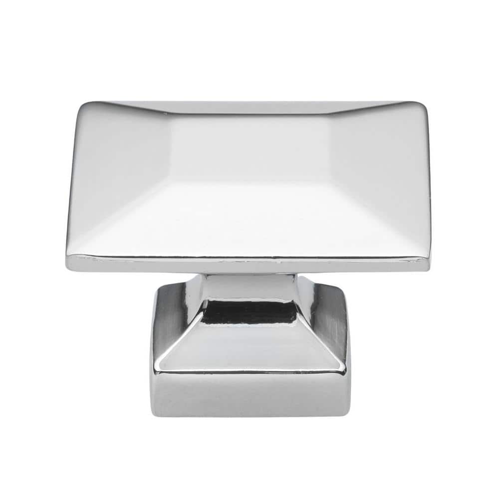 1-3/8 in. Polished Chrome Square Cabinet Knob (10-Pack) price history on PriceWatchPro